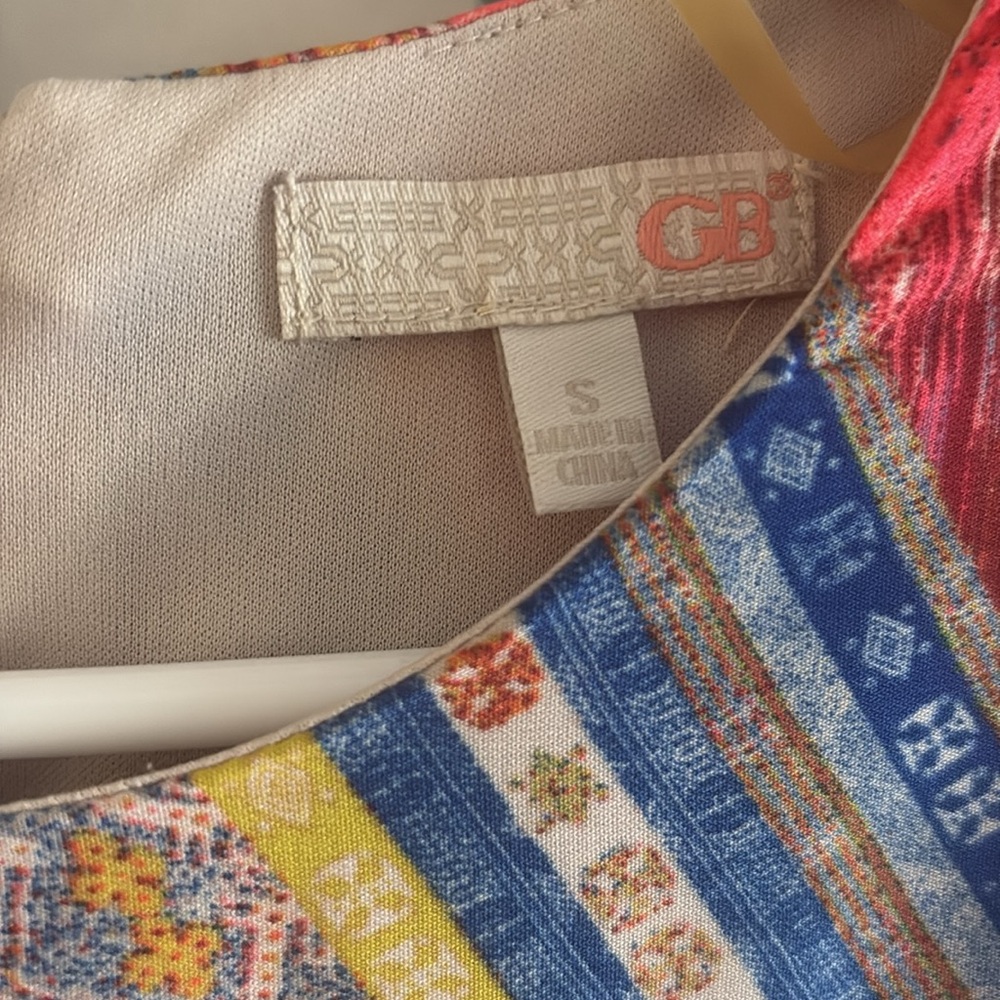Colorful Geometric Pattern Dress - Picture 2 of 5